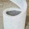 Glitzhome® 31" Curving Shaped Outdoor Fountain with LED Light